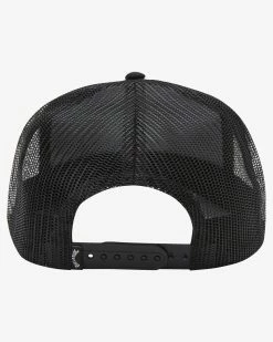 Billabong Stacked Trucker Hat GREY HEATHER (grh) -billabong shop abyha00184 billabongp grh bck1