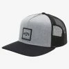 Billabong Stacked Trucker Hat GREY HEATHER (grh) 2 Billabong Stacked Trucker Hat GREY HEATHER (grh) -billabong shop abyha00184 billabongp grh sd1