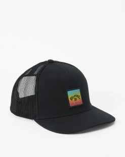 Billabong Stacked Trucker Hat NEON NIGHT (kvd0) -billabong shop abyha00184 billabongp kvd0 frt3