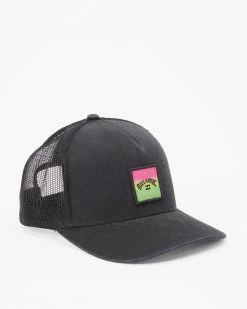 Billabong Stacked Trucker Hat NEON GREEN (ngn) -billabong shop abyha00184 billabongp ngn frt3