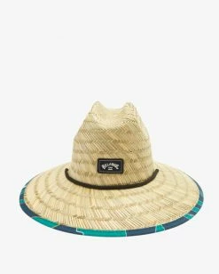Billabong Tides Print Straw Lifeguard Hat DEEP TEAL (dta) 13 Billabong Tides Print Straw Lifeguard Hat DEEP TEAL (dta) -billabong shop abyha00216 billabongp dta frt2 1