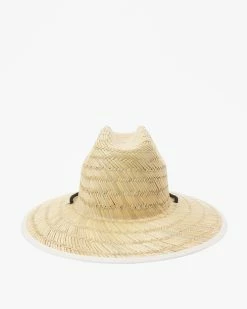 Billabong Tides Print Straw Lifeguard Hat NEON BLUE (nbu) -billabong shop abyha00216 billabongp nbu bck1