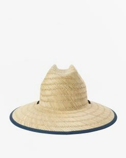 Billabong Tides Print Straw Lifeguard Hat NEON (neo) -billabong shop abyha00216 billabongp neo bck1
