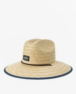 Billabong Tides Print Straw Lifeguard Hat NEON (neo) -billabong shop abyha00216 billabongp neo sd1 1