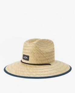 Billabong Tides Print Straw Lifeguard Hat NEON (neo)