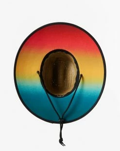 Billabong Tides Print Straw Lifeguard Hat RASTA (rta) 11 Billabong Tides Print Straw Lifeguard Hat RASTA (rta) -billabong shop abyha00216 billabongp rta dtl1