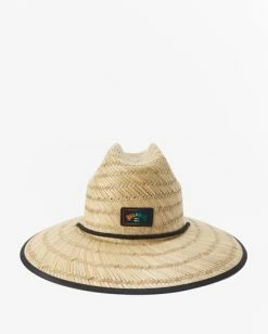 Billabong Tides Print Straw Lifeguard Hat RASTA (rta) 13 Billabong Tides Print Straw Lifeguard Hat RASTA (rta) -billabong shop abyha00216 billabongp rta frt1 1