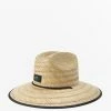 Billabong Tides Print Straw Lifeguard Hat RASTA (rta) -billabong shop abyha00216 billabongp rta sd1