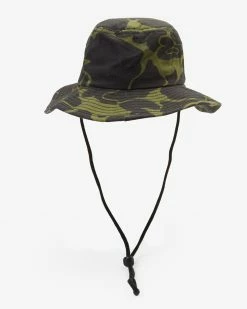 Billabong Big John Print Surf Safari Hat GREEN CAMO (gca) 11 Billabong Big John Print Surf Safari Hat GREEN CAMO (gca) -billabong shop abyha00218 billabongp gca bck1