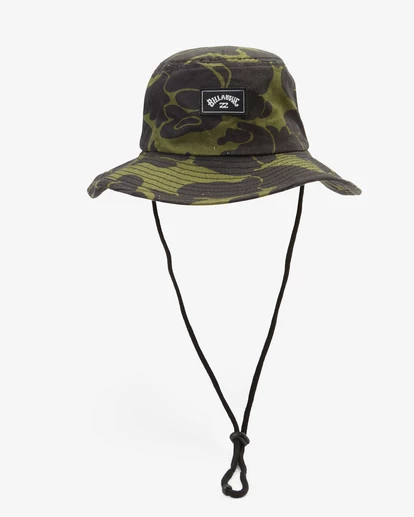 Billabong Big John Print Surf Safari Hat GREEN CAMO (gca) 8 Billabong Big John Print Surf Safari Hat GREEN CAMO (gca) - Image 6