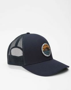 Billabong A/Div Walled Trucker Hat DARK NAVY (dkn) -billabong shop abyha00238 billabongp dkn sd2
