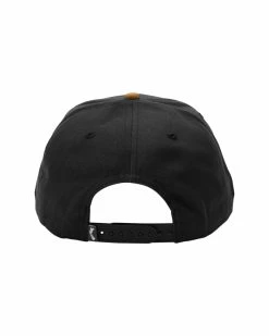 Billabong Stacked Snapback Hat BLACK/TAN (bu9) -billabong shop abyha00281 billabongp bu9 bck1