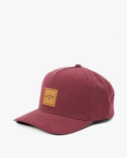 Billabong Stacked Snapback Hat PORT (pto) -billabong shop abyha00281 billabongp pto frt1 1