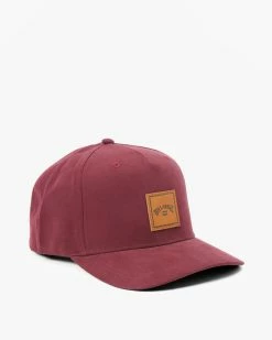 Billabong Stacked Snapback Hat PORT (pto) -billabong shop abyha00281 billabongp pto frt3