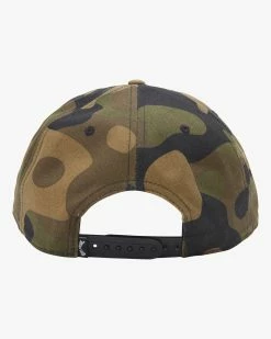 Billabong Wallride Snapback Hat CAMO (cmm) -billabong shop abyha00282 billabongp cmm bck1
