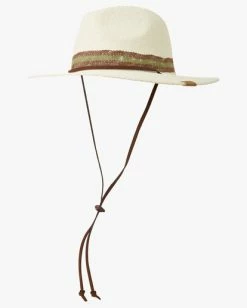 Billabong Crusher Stripe Straw Hat NATURAL (nat) -billabong shop abyha00289 billabongp nat frt1 1