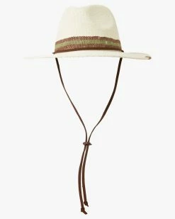 Billabong Crusher Stripe Straw Hat NATURAL (nat) -billabong shop abyha00289 billabongp nat frt2