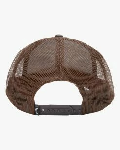Billabong Walled Trucker Hat COFFEE (cof) -billabong shop abyha00293 billabongp cof bck1