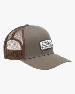 Billabong Walled Trucker Hat COFFEE (cof) -billabong shop abyha00293 billabongp cof sd2