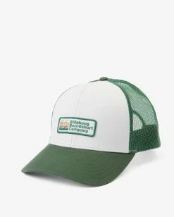 Billabong Walled Trucker Hat CYPRESS (cys) -billabong shop abyha00293 billabongp cys sd1 1