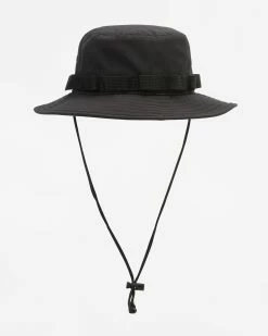 Billabong A/Div Boonie Hat BLACK -billabong shop abyha00322 billabongp blk bck1