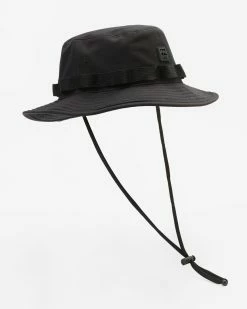 Billabong A/Div Boonie Hat BLACK -billabong shop abyha00322 billabongp blk frt3