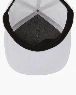 Billabong Arch Team Strapback Hat WHITE (wht) -billabong shop abyha00330 billabongp wht dtl1