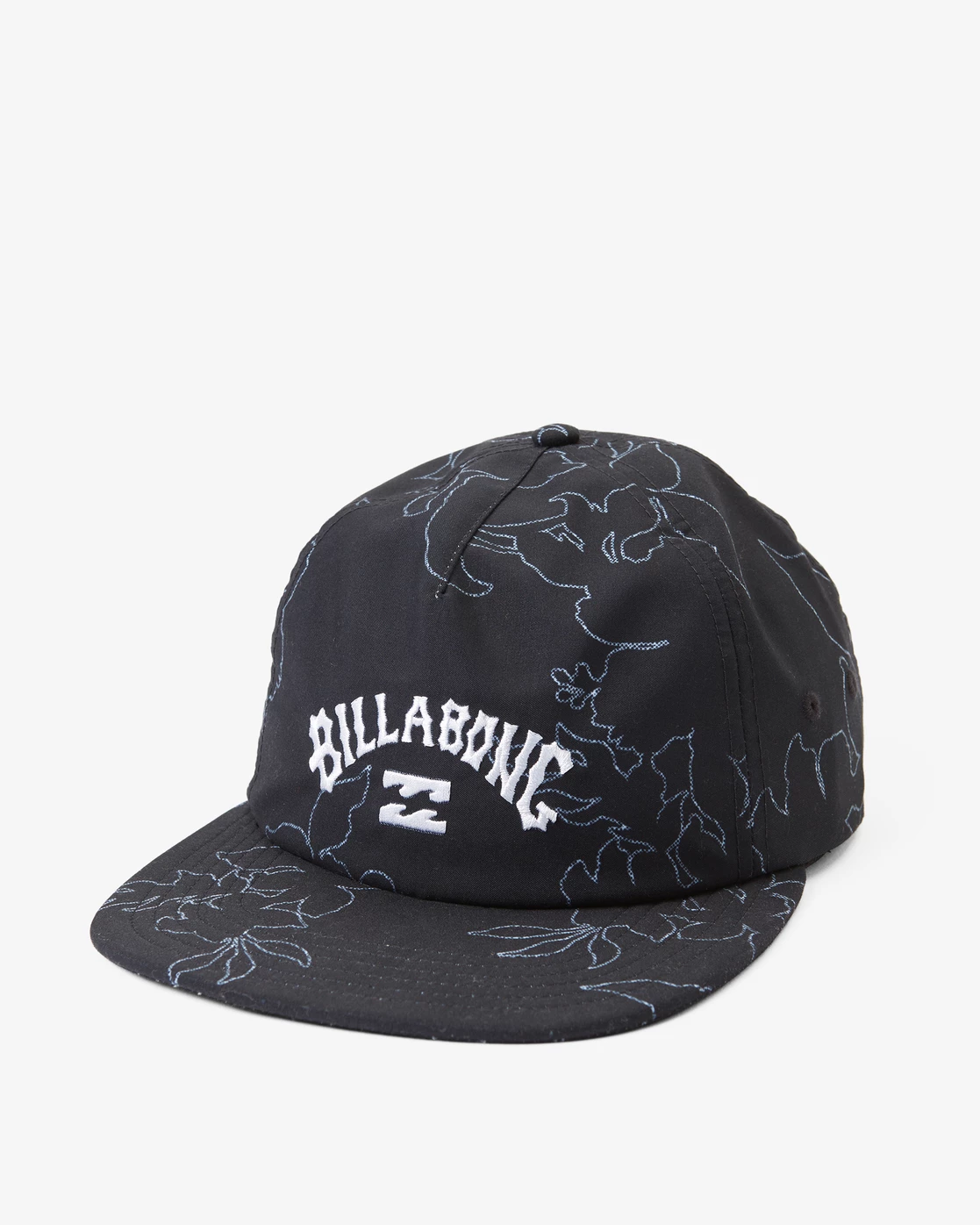 Billabong Arch Team Print Strapback Hat BLACK WHITE (bci) 3 Billabong Arch Team Print Strapback Hat BLACK WHITE (bci)