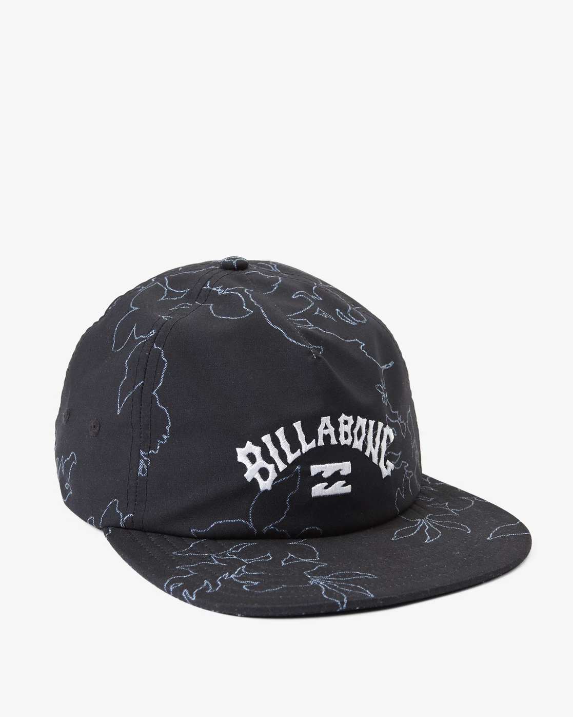 Billabong Arch Team Print Strapback Hat BLACK WHITE (bci) 5 Billabong Arch Team Print Strapback Hat BLACK WHITE (bci) - Image 3