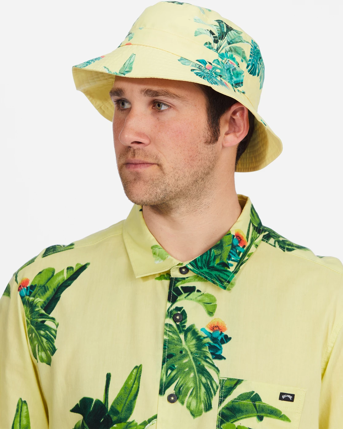 Billabong Kamea Jungle Reversible Bucket Hat MELLOW YELLOW (mly) 5 Billabong Kamea Jungle Reversible Bucket Hat MELLOW YELLOW (mly) - Image 3