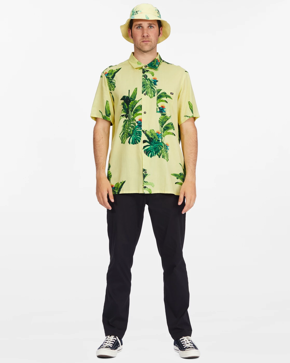 Billabong Kamea Jungle Reversible Bucket Hat MELLOW YELLOW (mly) 4 Billabong Kamea Jungle Reversible Bucket Hat MELLOW YELLOW (mly) - Image 2