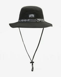 Billabong Boonie Hat BLACK WHITE (bci) -billabong shop abyha00341 billabongp bci frt2 1