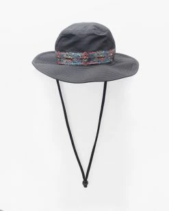Billabong Sons Of Fun Hat Surf Safari Hat BLACK 12 Billabong Sons Of Fun Hat Surf Safari Hat BLACK -billabong shop abyha00352 billabongp blk frt1 1