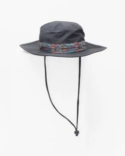 Billabong Sons Of Fun Hat Surf Safari Hat BLACK 13 Billabong Sons Of Fun Hat Surf Safari Hat BLACK -billabong shop abyha00352 billabongp blk frt2 1