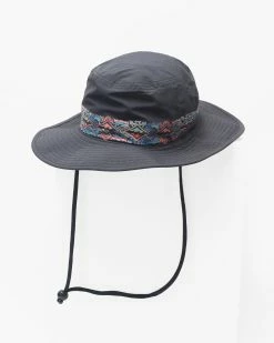 Billabong Sons Of Fun Hat Surf Safari Hat BLACK 10 Billabong Sons Of Fun Hat Surf Safari Hat BLACK -billabong shop abyha00352 billabongp blk frt3