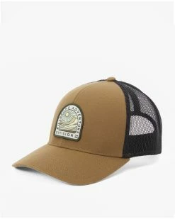Billabong A/Div Walled Trucker Hat MILITARY (mil) -billabong shop abyha00376 billabongp mil frt1