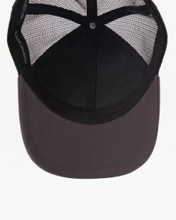 Billabong A/Div Walled Trucker Hat RAVEN (rav) -billabong shop abyha00376 billabongp rav dtl1