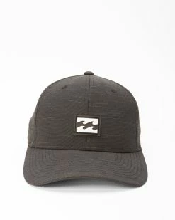 Billabong All Day Stretch Fit Hat BLACK -billabong shop abyha00382 billabongp blk frt1