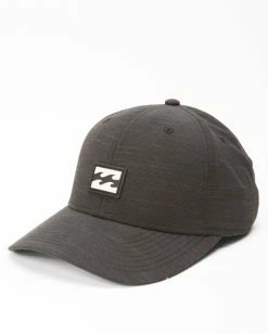 Billabong All Day Stretch Fit Hat BLACK -billabong shop abyha00382 billabongp blk sd1 1