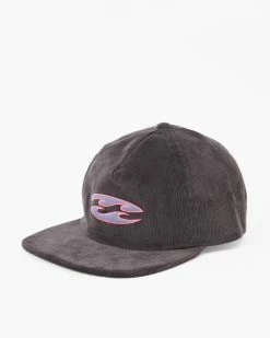 Billabong Heritage Baseball Hat BLACK -billabong shop abyha00385 billabongp blk frt1