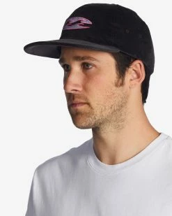 Billabong Heritage Baseball Hat BLACK -billabong shop abyha00385 billabongw blk sd1