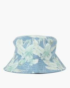 Billabong Kamea Kalo Reversible Bucket Hat STEEL BLUE (s28) -billabong shop abyha00406 billabongp s28 bck1