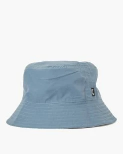 Billabong Kamea Kalo Reversible Bucket Hat STEEL BLUE (s28) -billabong shop abyha00406 billabongp s28 frt2