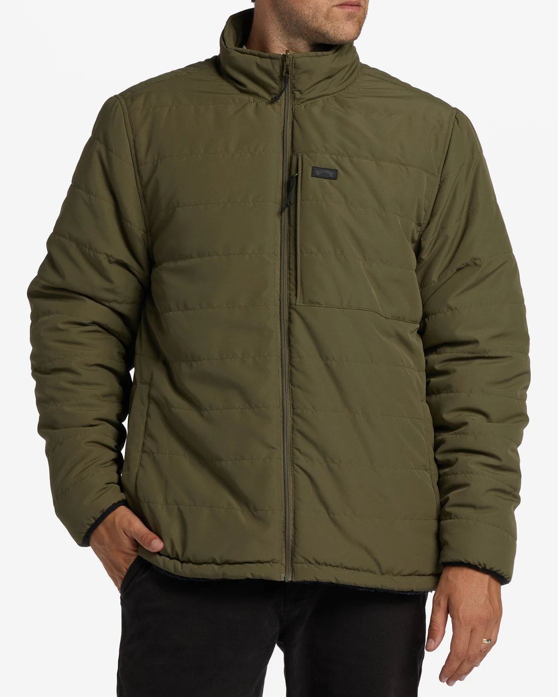 Billabong A/Div Journey Reversible Zip-Up Jacket MILITARY (mil) 3 Billabong A/Div Journey Reversible Zip-Up Jacket MILITARY (mil)