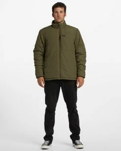 Billabong A/Div Journey Reversible Zip-Up Jacket MILITARY (mil) 10 Billabong A/Div Journey Reversible Zip-Up Jacket MILITARY (mil) -billabong shop abyjk00156 billabongw mil frt9