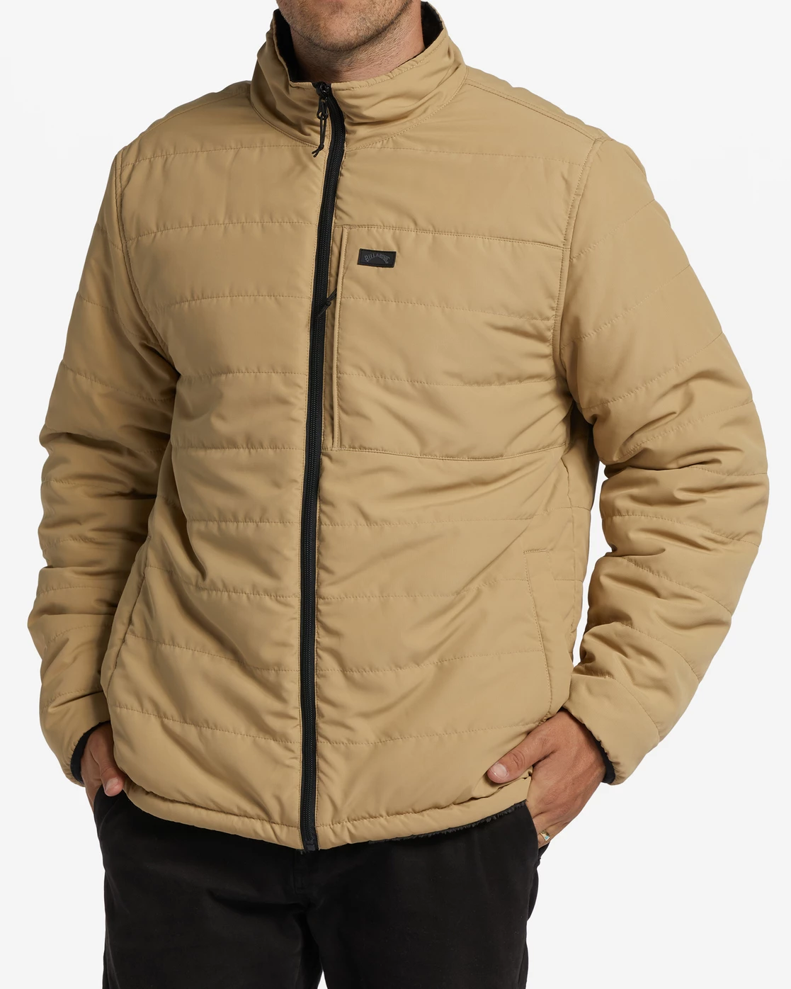 Billabong A/Div Journey Reversible Zip-Up Jacket SAND DUNE (sdu) 3 Billabong A/Div Journey Reversible Zip-Up Jacket SAND DUNE (sdu)