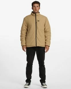 Billabong A/Div Journey Reversible Zip-Up Jacket SAND DUNE (sdu) -billabong shop abyjk00156 billabongw sdu frt9 1