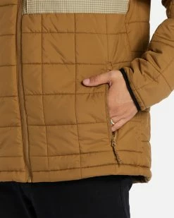 Billabong A/Div Journey Puffer Jacket CLAY (cly) -billabong shop abyjk00162 billabongw cly dtl2