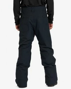 Billabong A/Div Outsider 10K Insulated Snow Pants BLACK 9 Billabong A/Div Outsider 10K Insulated Snow Pants BLACK -billabong shop abytp00102 billabongw blk bck1 2
