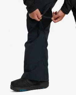 Billabong A/Div Outsider 10K Insulated Snow Pants BLACK 11 Billabong A/Div Outsider 10K Insulated Snow Pants BLACK -billabong shop abytp00102 billabongw blk dtl1 2